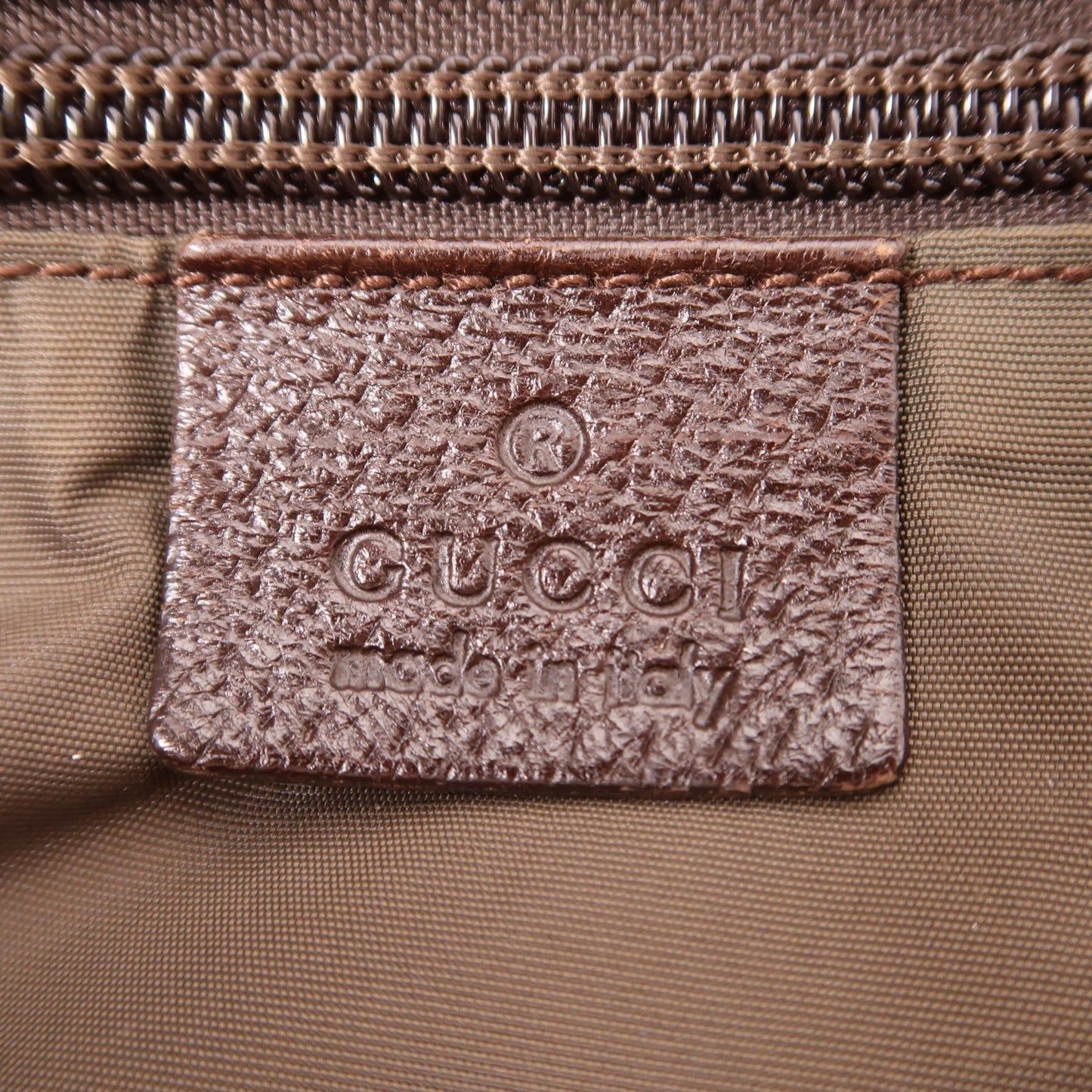 GUCCI GG Shoulder Bag 155524 – Canvas Brown (Pre‑owned, Good)