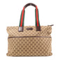 GUCCI GG Shoulder Bag 155524 – Canvas Brown (Pre‑owned, Good)