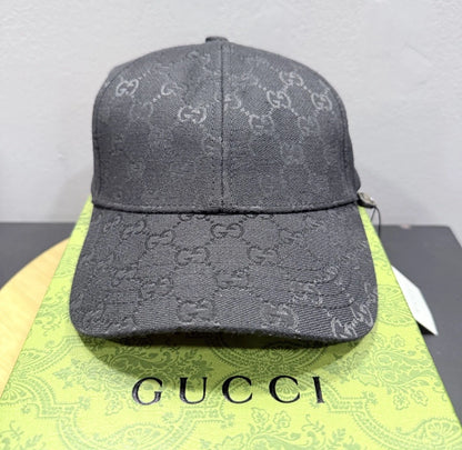 Gucci Black Baseball Cap – Men's One Size