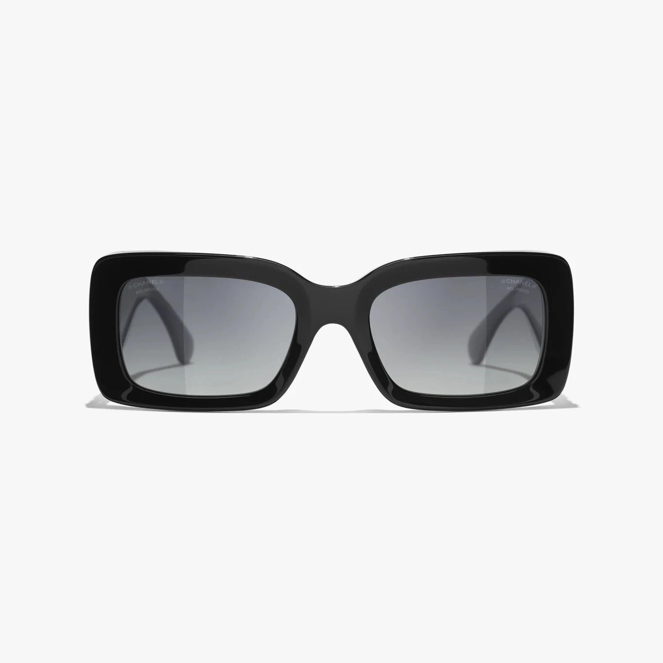 CHANEL 5534 Black Rectangle Sunglasses – Unisex – 54mm