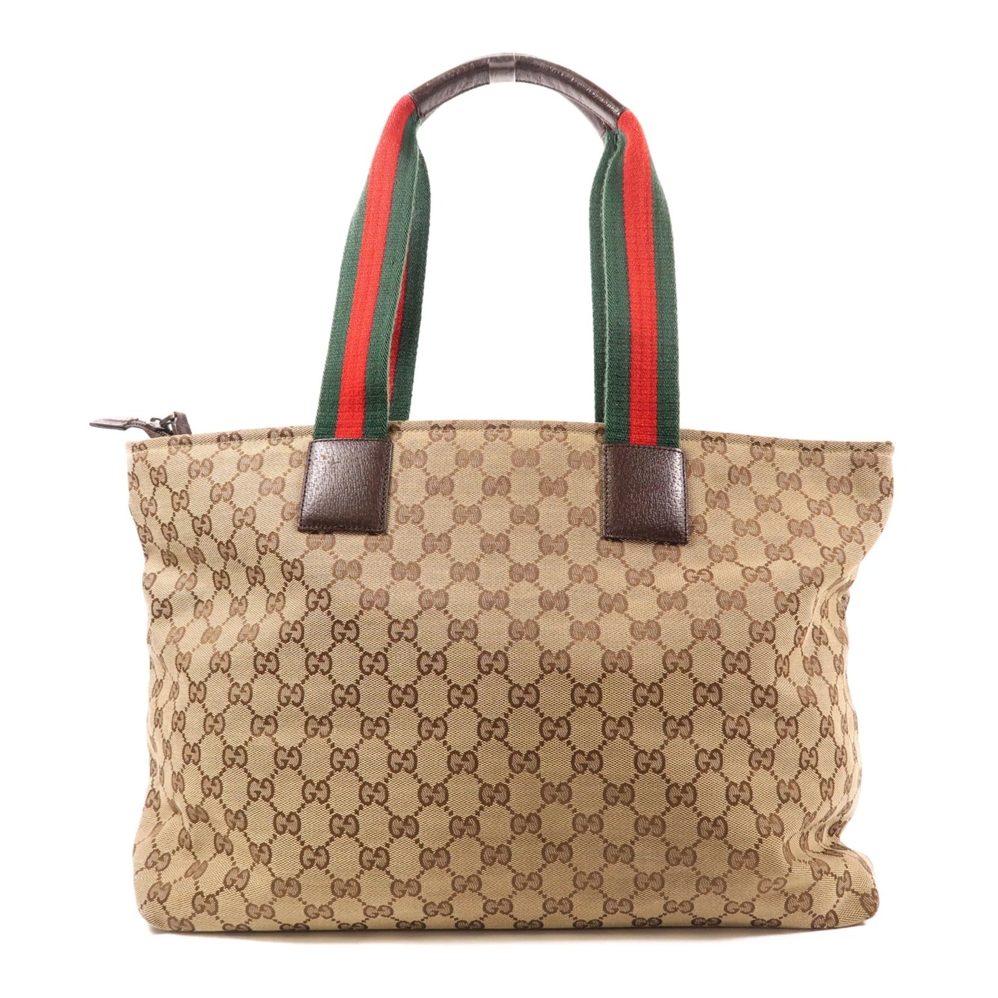 GUCCI GG Shoulder Bag 155524 – Canvas Brown (Pre‑owned, Good)