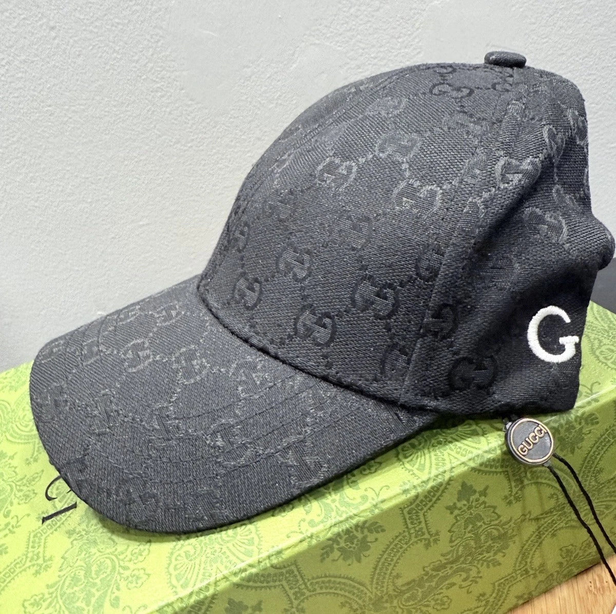 Gucci Black Baseball Cap – Men's One Size