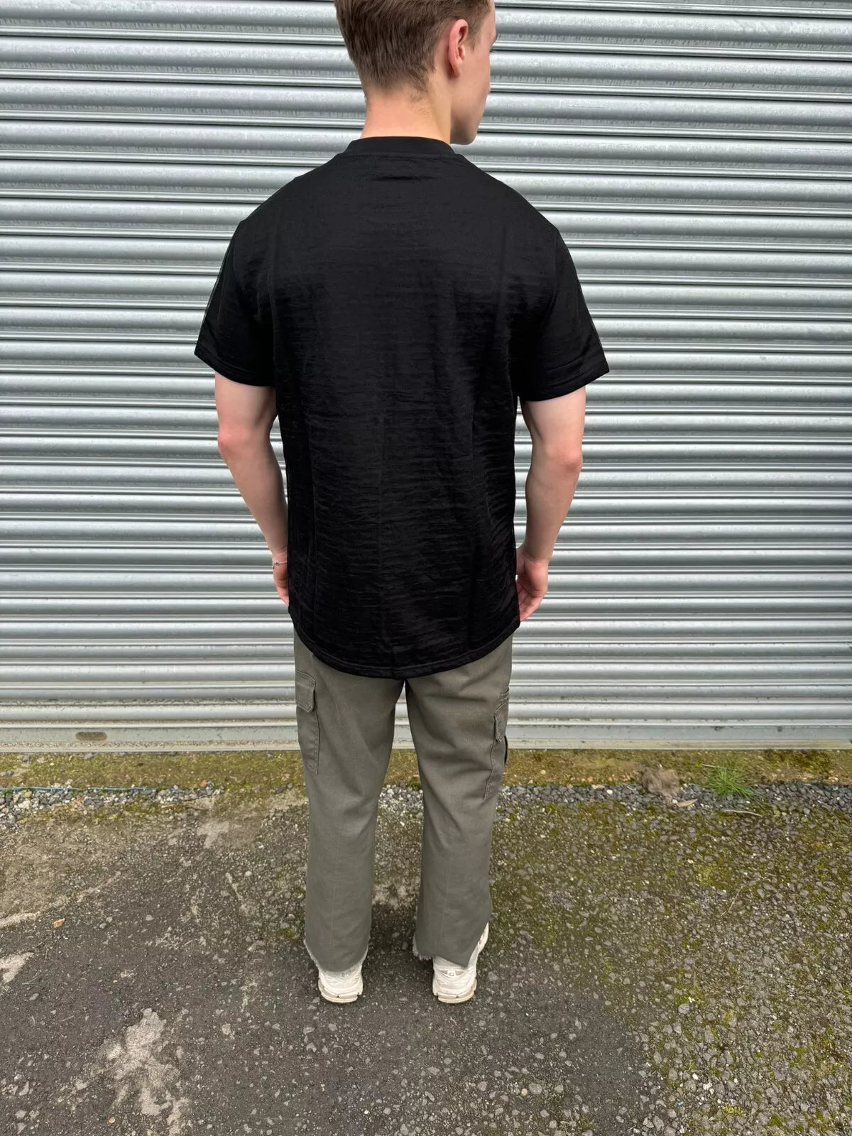 Givenchy Black Embroidered Logo Mesh Overlay Oversized T-Shirt (XXL, SS20)