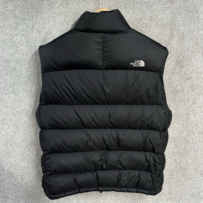 The North Face Gilet – Men's Large Black Nuptse 700 Down Body Warmer