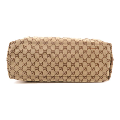 GUCCI GG Shoulder Bag 155524 – Canvas Brown (Pre‑owned, Good)