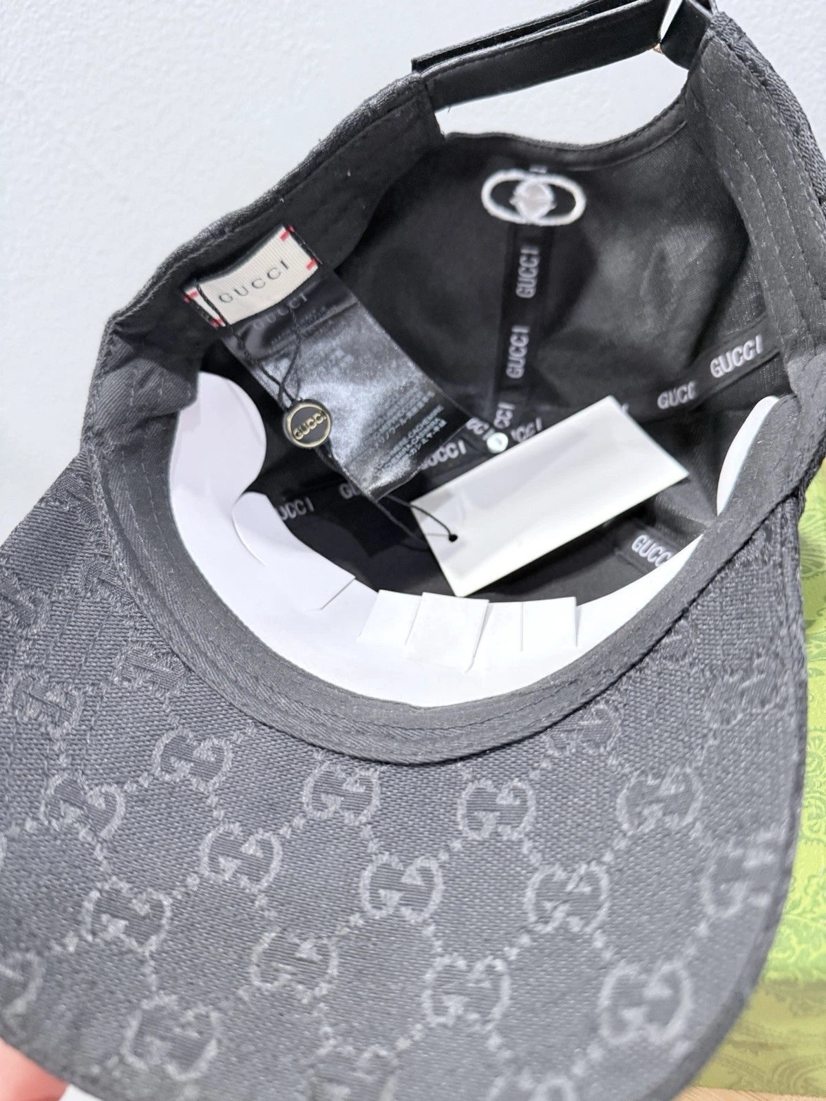 Gucci Black Baseball Cap – Men's One Size