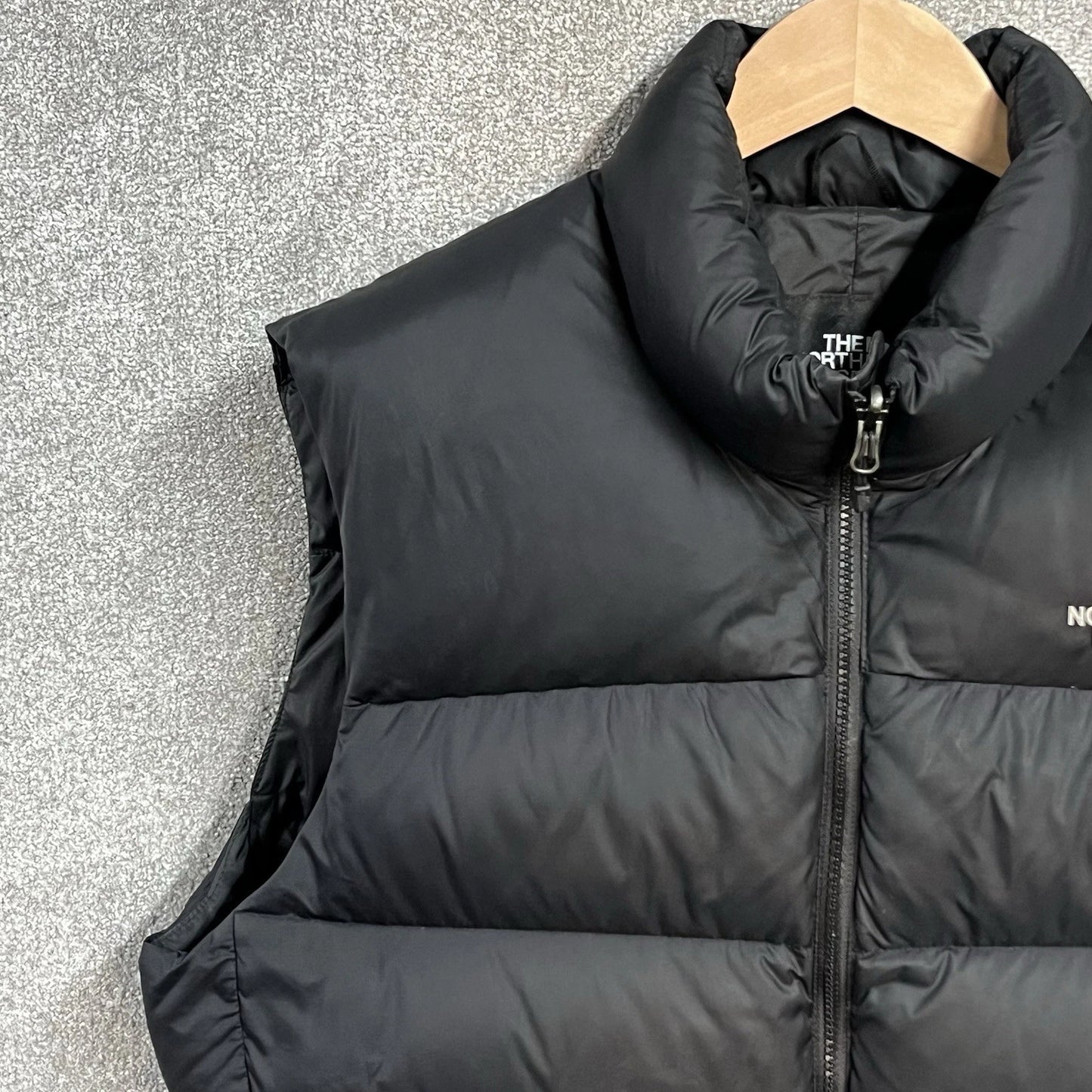 The North Face Gilet – Men's Large Black Nuptse 700 Down Body Warmer