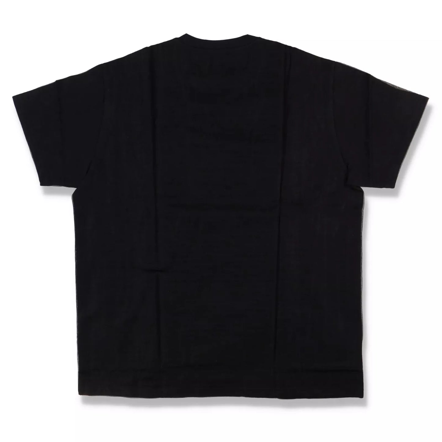 Givenchy Black Embroidered Logo Mesh Overlay Oversized T-Shirt (XXL, SS20)