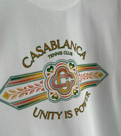 Casablanca Classic Resort Printed T-Shirt – White (Unisex, New with Tags)