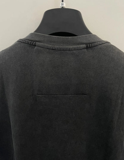 Givenchy Barbed Wire T-Shirt – Slim Fit Black Faded Grey (Size S)