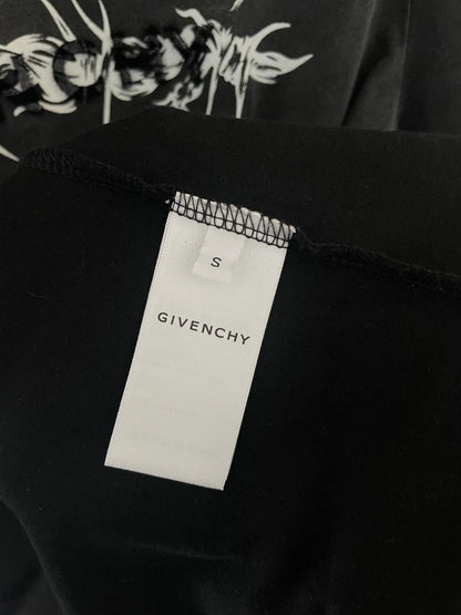 Givenchy Barbed Wire T-Shirt – Slim Fit Black Faded Grey (Size S)