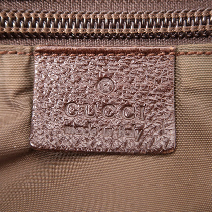 GUCCI GG Shoulder Bag 155524 – Canvas Brown (Pre‑owned, Good)
