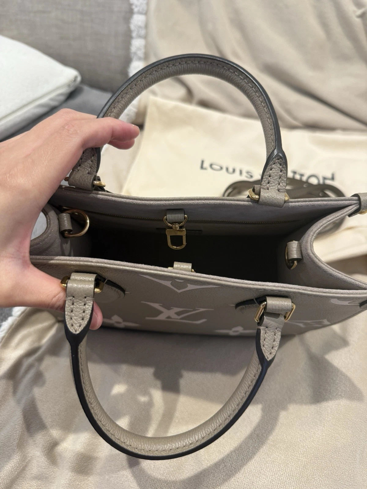 Louis Vuitton OnTheGo BB Bag – Bicolour Monogram Empreinte Leather