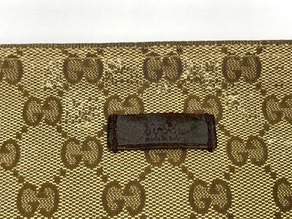 Gucci GG Canvas Sherry Crossbody Bag – Brown (189749 Authentic Pre-owned)