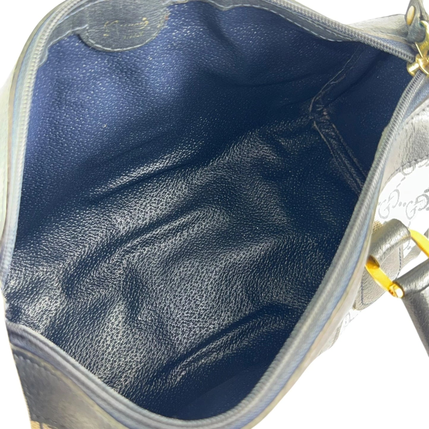 Vintage 70's Gucci Ophidia GG Supreme Satchel – Navy Blue (Sherry Line)