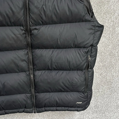 The North Face Gilet – Men's Large Black Nuptse 700 Down Body Warmer
