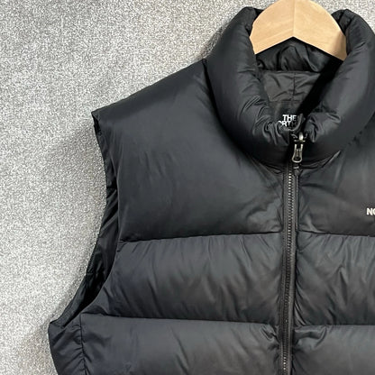 The North Face Gilet – Men's Large Black Nuptse 700 Down Body Warmer