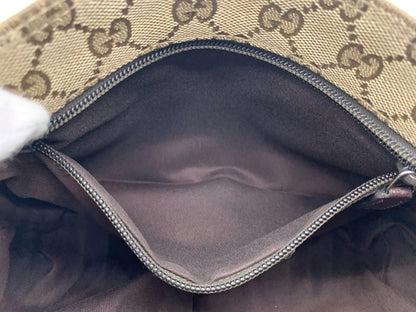 Gucci GG Canvas Sherry Crossbody Bag – Brown (189749 Authentic Pre-owned)